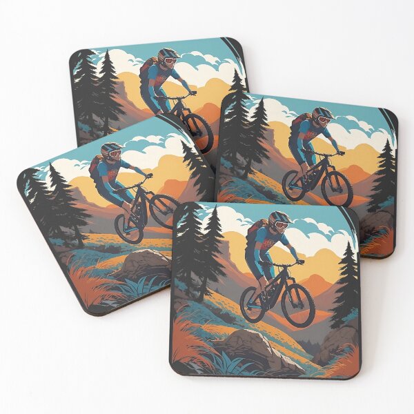 Item preview, Cycling Lover Retro Ride Downhill Mountain  designed and sold by Domy7.