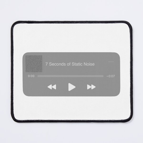 Item preview, 7 seconds of static noise designed and sold by iswiftyouwould.