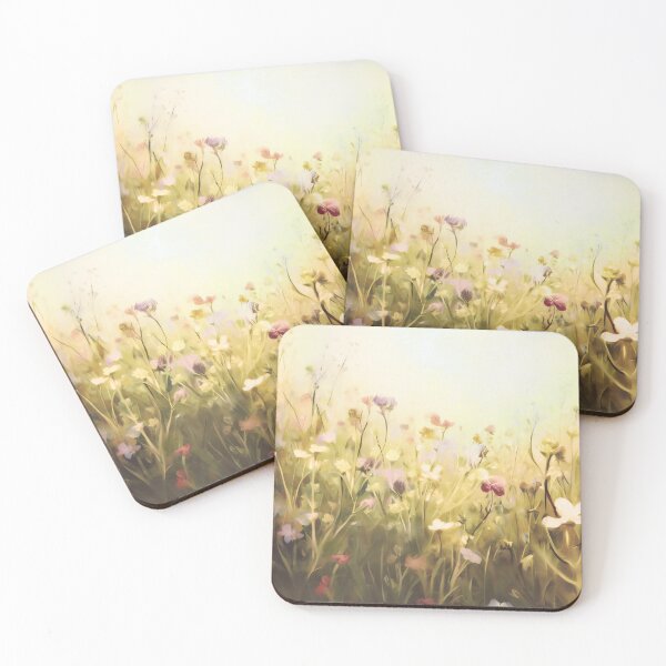 Item preview, The Patchwork Meadow - Cream designed and sold by ArtSea-Bubble.