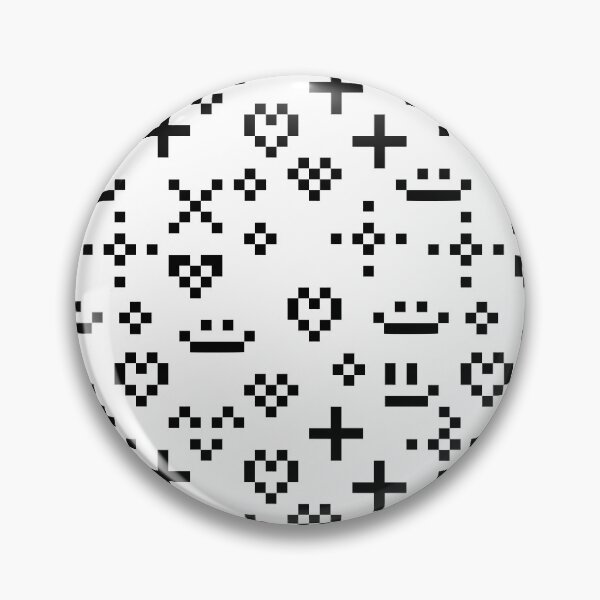 Artikelvorschau, Nahtloses Muster mit Retro-Pixelsymbolen im SMS-Stil entworfen und verkauft von The Nerd Gift Source.