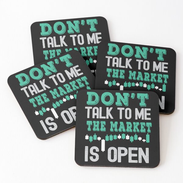 Item preview, Don't talk to me, the market is open! Trading phrase used by traders. designed and sold by Gerald Waters.