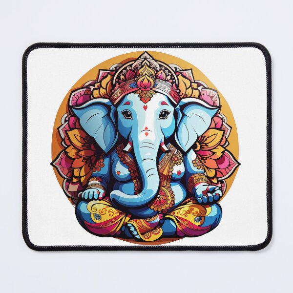 Artikelvorschau, Lord Ganesh mit Mandala entworfen und verkauft von UltimateWorld.