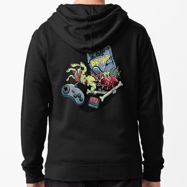 Item preview, A gamer rising from the retro graveyard designed and sold by Leftover Culture.