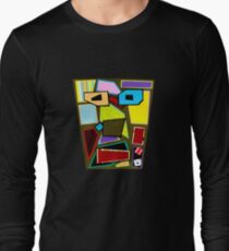Scattered Mess (Facemadics) Long Sleeve T-Shirt