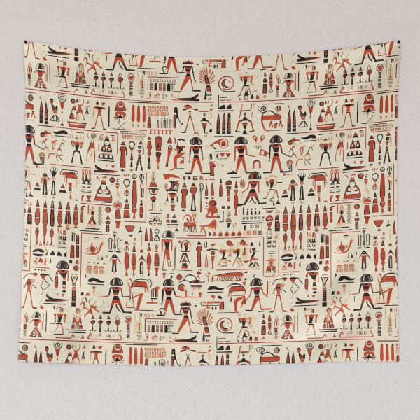 Item preview, Mystic Echoes: Ancient Egypt Hieroglyphics Unveiled designed and sold by AlienSkinEyes.