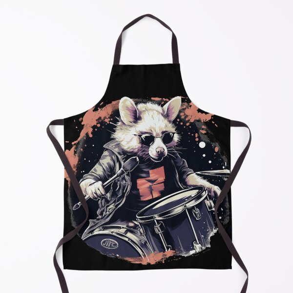 Item preview, Wildlife Drum Beats: Urban Opossum Drummer Vibe | Opossum Lovers designed and sold by DarcoDesigns.