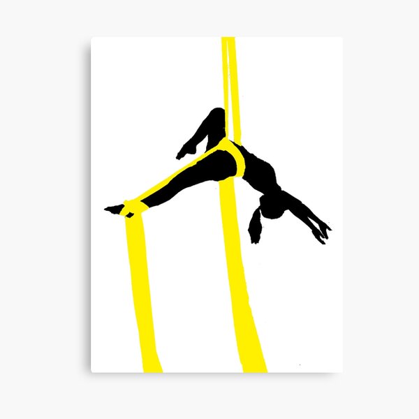 Aperçu de l'œuvre Jaune Aerial Silks- Layback créée et vendue par alenalove.