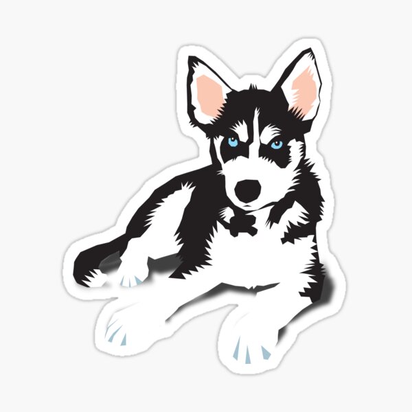husky Sticker