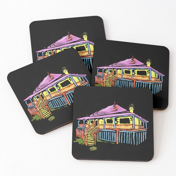 Item preview, Hypercolour Queenslander House designed and sold by Leftover Culture.