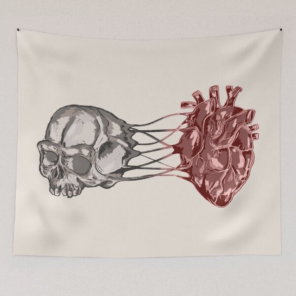Item preview, heart vs brain designed and sold by sagegreenmoon.