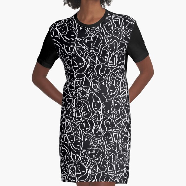 Item preview, Call Me By Your Name  Elios Shirt Faces in White Outlines on Black CMBYN designed and sold by podartist.