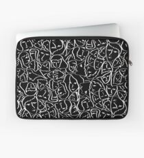 Call Me By Your Name Elios Shirt Faces in White Outlines on Black CMBYN Laptop Sleeve