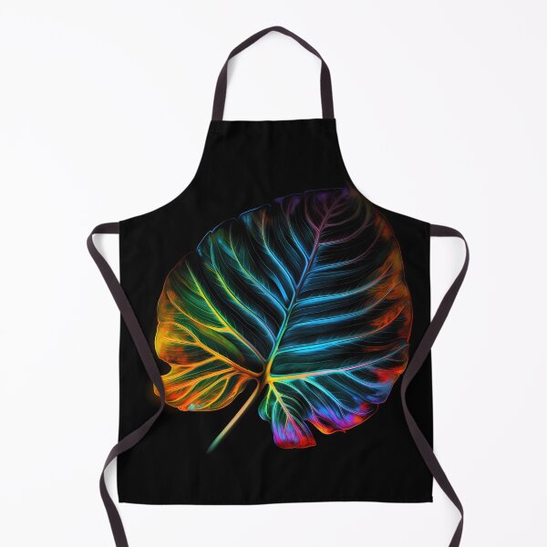 Item preview, "Nighttime Flora: Bright Giant Leaf Glow Tee" designed and sold by Art-Vortex-fr.