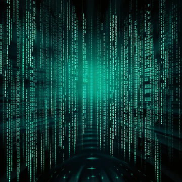 Artwork thumbnail, The Matrix Code Pattern by Myra365Art