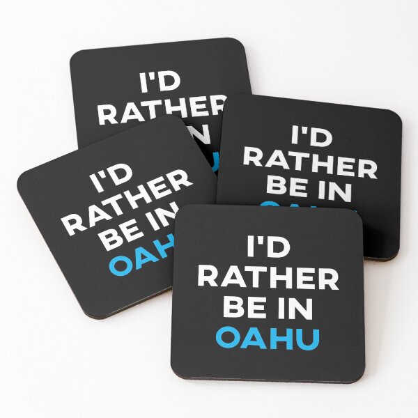 Item preview, I'd Rather Be In Oahu designed and sold by teesaurus.