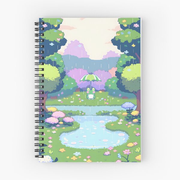 Item preview, Frog Pixel Art In Japanese Spring Aesthetic  designed and sold by RibbitFans101.