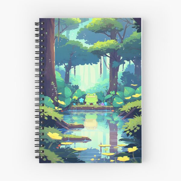 Item preview, Frog Pixel Art In Forest Aesthetic  designed and sold by RibbitFans101.