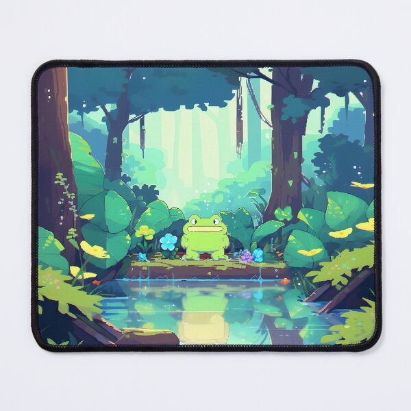 Item preview, Frog Pixel Art In Forest Aesthetic  designed and sold by RibbitFans101.