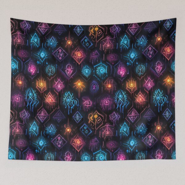 Item preview, Magic Runes Spell Pattern designed and sold by SchorlCraft.