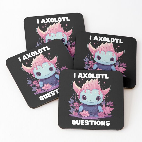 Item preview, I Axolotl Questions Cute Axolotl Kawaii designed and sold by ArtFromBeyond.