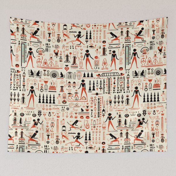 Item preview, Mystic Echoes: Ancient Egypt Hieroglyphics Unveiled designed and sold by AlienSkinEyes.