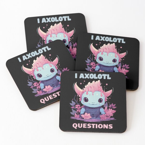 Item preview, I Axolotl Questions Cute Axolotl Kawaii designed and sold by ArtFromBeyond.