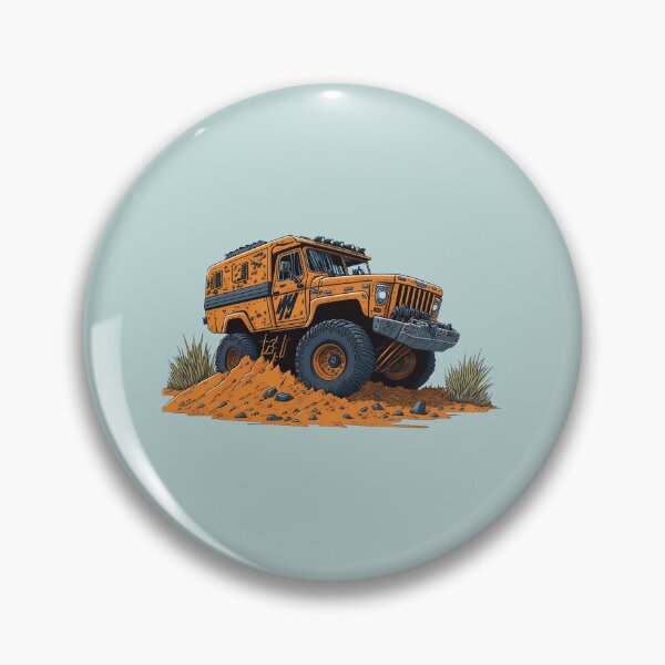 Item preview, Adventurous Comic Off-Roading Truck Art for Off-Road Enthusiasts designed and sold by kanjxtan.