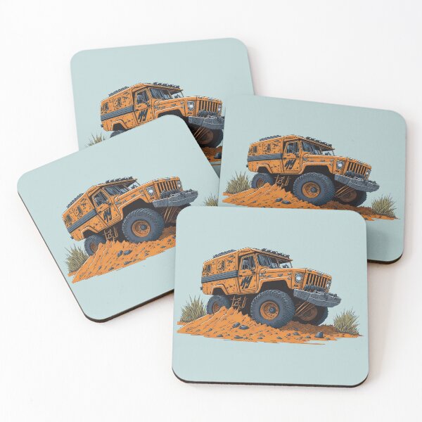Item preview, Adventurous Comic Off-Roading Truck Art for Off-Road Enthusiasts designed and sold by kanjxtan.