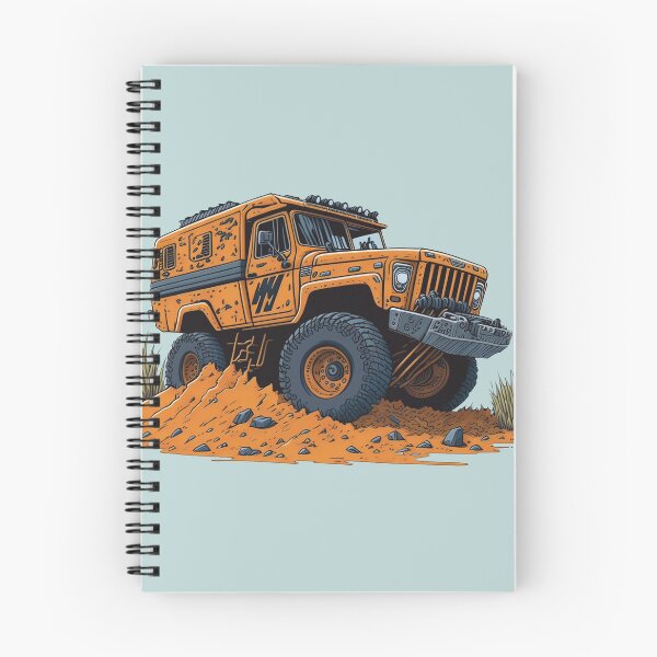 Item preview, Adventurous Comic Off-Roading Truck Art for Off-Road Enthusiasts designed and sold by kanjxtan.