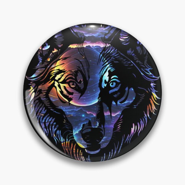 Item preview, Galaxy Wolf Face designed and sold by YrtemmyS.