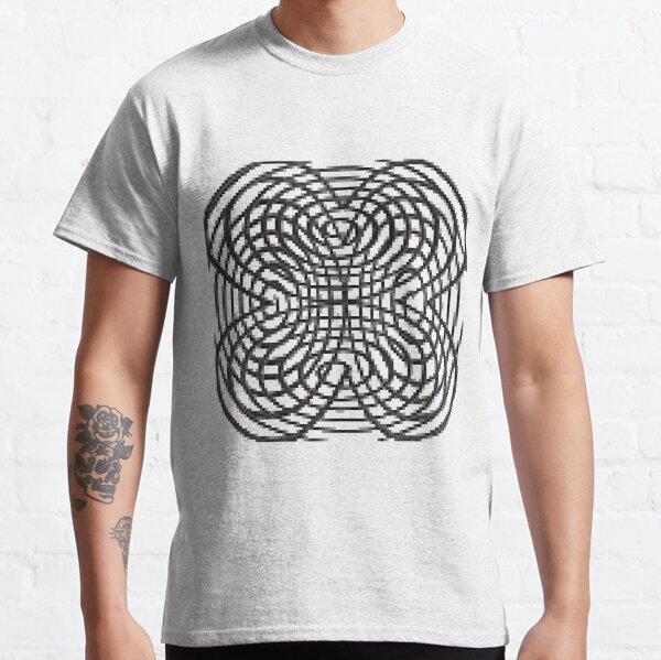 Structure, pattern, frame, design, weave, figure, illustration, rug Classic T-Shirt