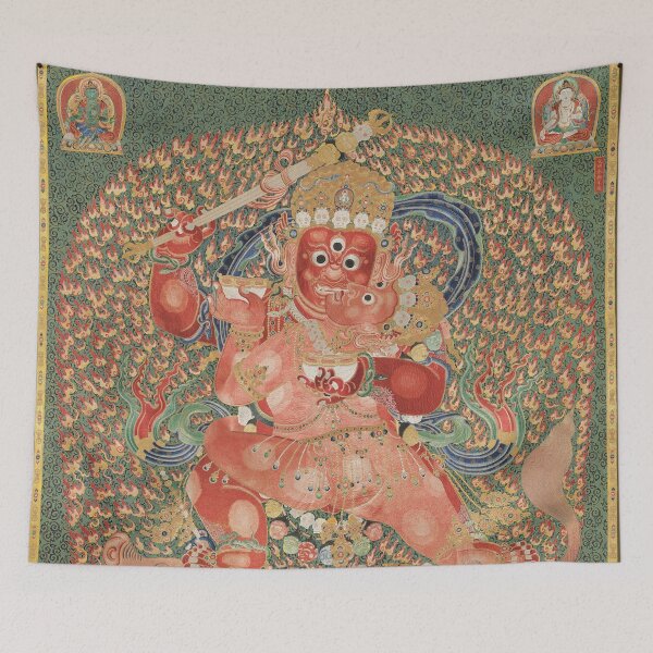 Item preview, Tangka China Yongle Palace Tangka Vertical Scroll on Silk designed and sold by Mulan-Prints.