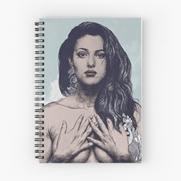 Item preview, Monica Bellucci pop art | sexy nude portrait | doodle art drawing designed and sold by Marco Paludet.