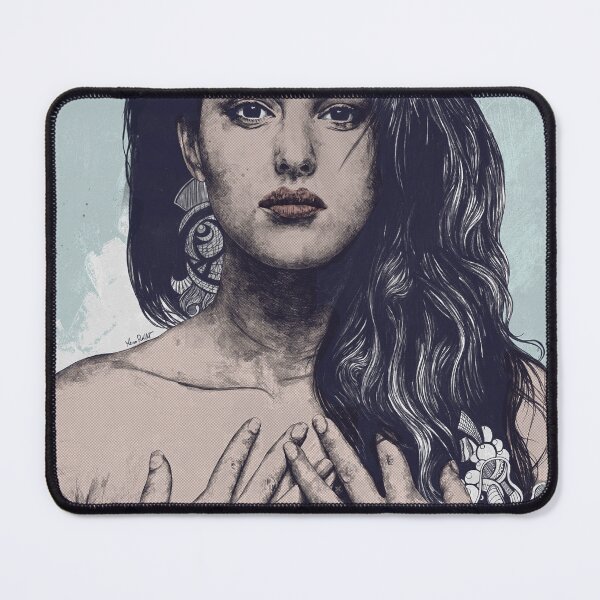 Item preview, Monica Bellucci pop art | sexy nude portrait | doodle art drawing designed and sold by Marco Paludet.
