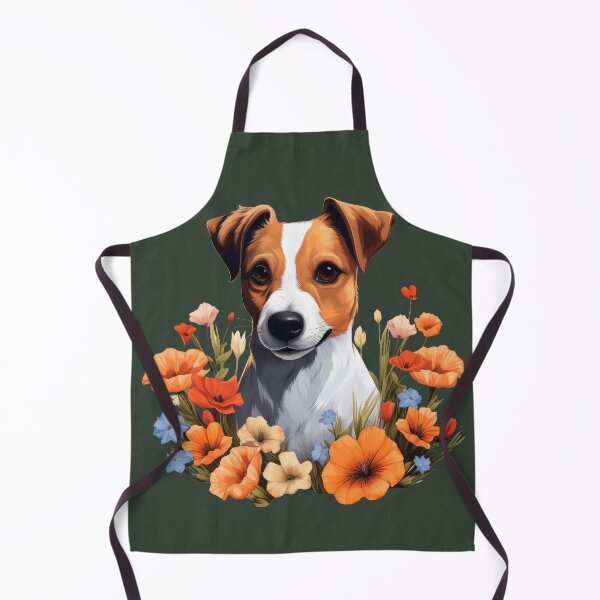 Item preview, Jack Russell Terrier in Flowers designed and sold by ZombieLH.