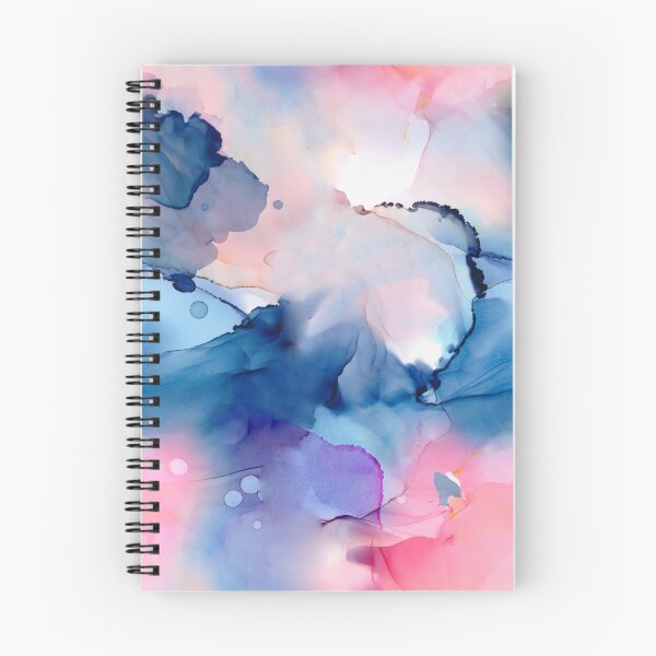 Item preview, Pink and blue watercolour texture designed and sold by ksdesignsart.