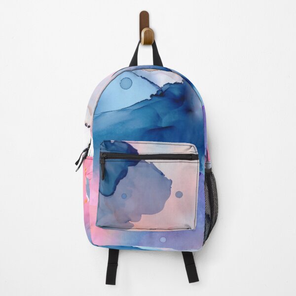 Item preview, Pink and blue watercolour texture designed and sold by ksdesignsart.