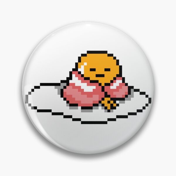 Item preview, Egg in Bacon Pixel Art designed and sold by BeltsukiDesing.