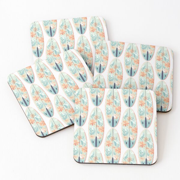 Item preview, Pastel Dog Print Paddleboard Surfboard designed and sold by InkedFlorist.