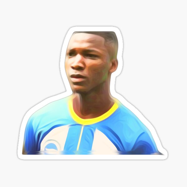 Caicedo #23 ECU Yellow Blue 22 Football Jersey Sticker for Sale by covid50