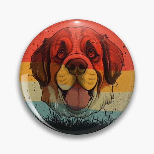 Item preview, St Bernard Dog Retro designed and sold by franktact.