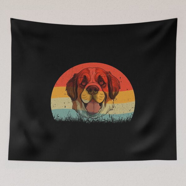 Item preview, St Bernard Dog Retro designed and sold by franktact.