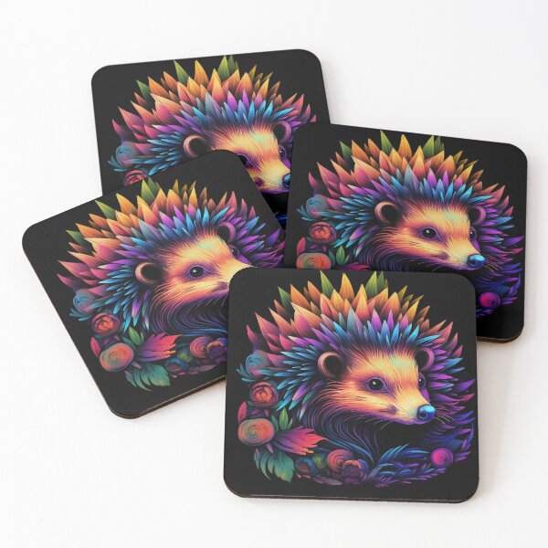 Item preview, Psychedelic Lost Hedgehog: A Spiky Adventure Awaits designed and sold by PsyCloth.