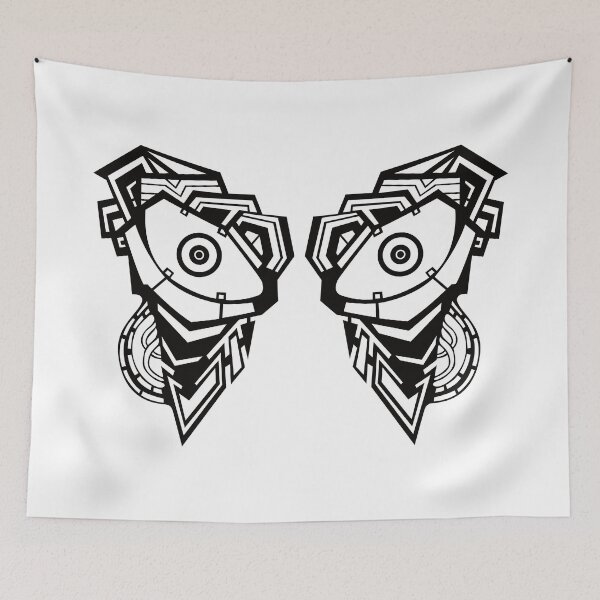 Item preview, Open eye robot black version designed and sold by BlackArtProject.