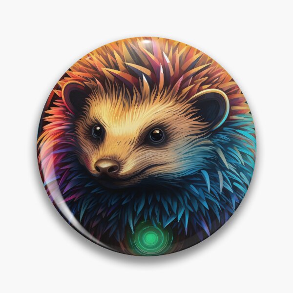 Item preview, Psychedelic Hedgehog Whimsy: Spikes of Delight designed and sold by PsyCloth.