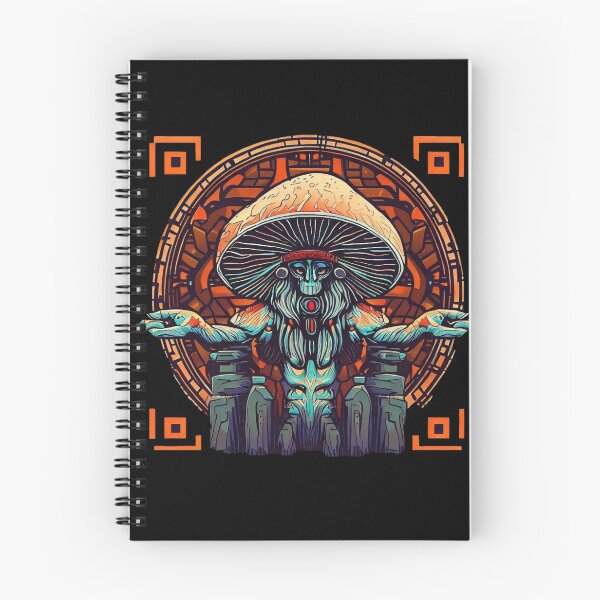 Item preview, Psychedelic Mushroom / Orange Mosaic / Trippy Geometry designed and sold by BamBamBazaar.