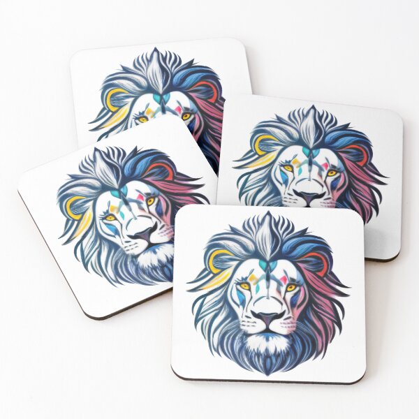 Item preview, crayon lion head designed and sold by bocukart.