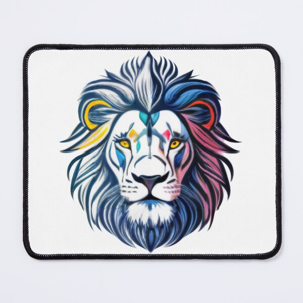 Item preview, crayon lion head designed and sold by bocukart.