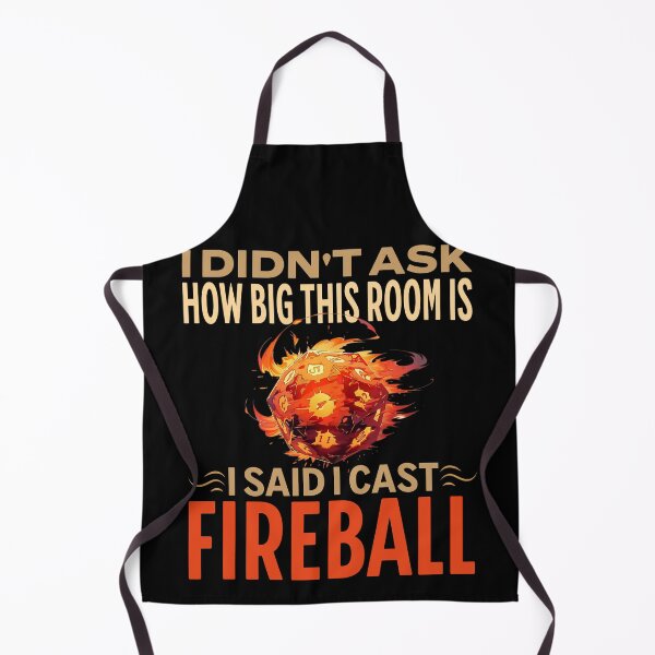 Item preview, I WANT to cast Fireball - Wizard & Sorcerer Gift TTRPG designed and sold by Zanda-Nerd-Shop.