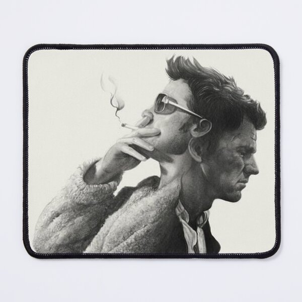 Item preview, Fight Club B&W Pencil designed and sold by TopThreadTrove.